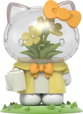 Produktbild von Mighty Jaxx Hello Kitty Spielfigur mit Gartenwerkzeugen