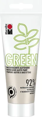 Produktbild von Marabu Green Wasserbasierte Alkydfarbe cremebeige 100 ml Tube