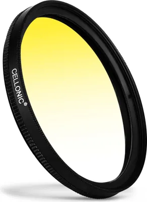 Produktbild von CELLONIC Ø 37mm Verlaufsfilter Gelb kompatibel mit Panasonic Lumix - Landschaftsfilter
