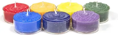 Produktbild von Chakra Relief - Duftteelichte - 7 Teelichte mit Duft von ätherischen Ölen