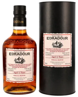 Produktbild von Edradour 12 Jahre - 2013/2026 - 1st Fill Burgundy Wine Casks - Small Batch - Highland Single Malt Scotch Whisky