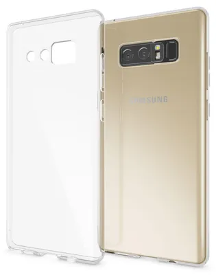 Obrázok produktu pre Puzdro NALIA „GLAZE“ pre Samsung Galaxy Note 8 – priehľadné ochranné puzdro z TPU, proti zožltnutiu, tenké a ľahké – priehľadné puzdro na mobil