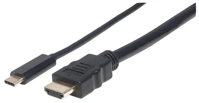 Obrázok produktu pre Manhattan 152235, 1 m, USB Typ-C, Typ HDMI (štandard), Samec, Samec, Priamy