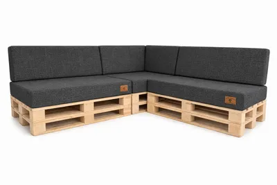 Produktbild von Palettenkissen 7-teiliges Set Palettenauflage Palettenpolster Palettensofa