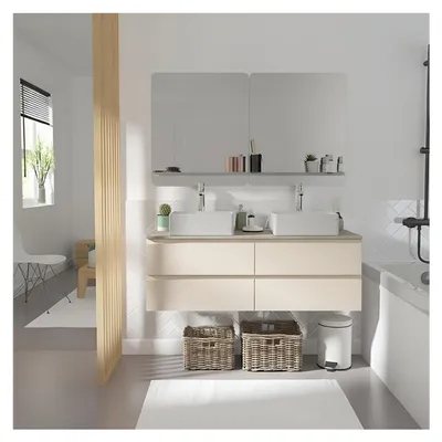 Immagine prodotto di Mobile bagno sospeso SORRENTO da 120 cm con doppio lavabo