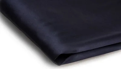 Produktbild von Satin Dünn mit Elasthan Navy blau 50 x 150 cm