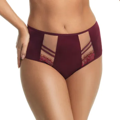Obrázok produktu pre Gorsenia K498 Paradise bordová S Brasil nohavičky