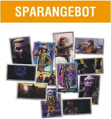 Obrázek produktu pro TOPPS - Star Wars Rebels samolepky - 50 různých samolepek