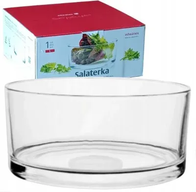 Produktbild von Glas Salatschüssel Simple 20 cm Schüssel Schichtsalat POLNISCHES PRODUKT SCHÖN