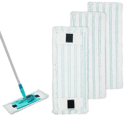 Obrázek produktu pro Ergonomický mop na mokré i suché čištění, sada 3 kusů