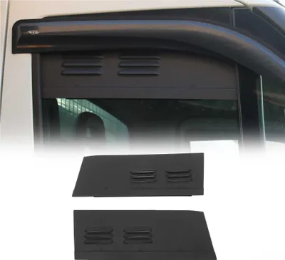 Image de Garniture de Fenêtre pour Iveco Daily 2014-2022 2Pcs Noir