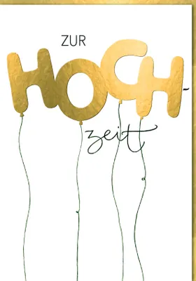 Produktbild von Hochzeit - A4 - Glückwunschkarte im Format 21 x 29,7 cm mit Umschlag –