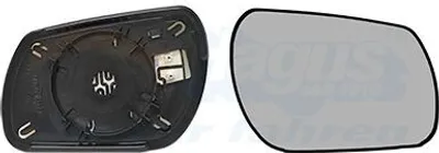 Produktbild von VAN WEZEL Spiegelglas Außenspiegel Rechts für MAZDA 3 (BK) Konvex Beheizbar 2740838