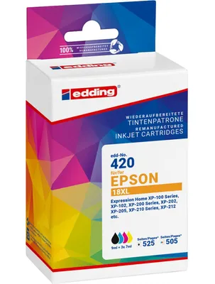 Immagine prodotto di Cartuccia d'inchiostro che sostituisce Multi 4 Epson T1811-14 nero+colore