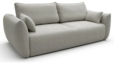 Image de Selsey Zordo – Canapé-lit 3 places en chenille avec coffre de rangement, gris-beige