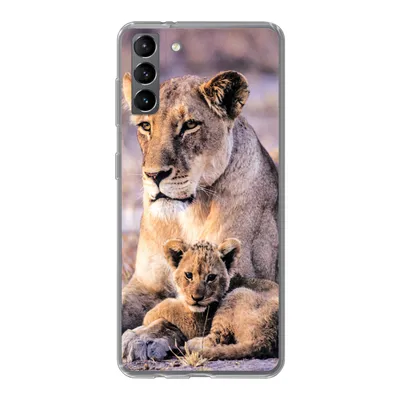 Produktbild von MuchoWow® Handyhülle Schutzhülle Hülle für Samsung Galaxy S21 Plus Löwin - Löwe - Junges Silikon Softcase Handy Hülle - Handy-Tasche