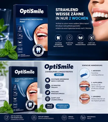 Produktbild von Colour Corrector OptiSmile Zahnaufhellungsstreifen