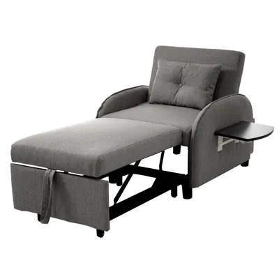 Produktbild von Multifunktionales ausziehbares Einzelschlafsofa, dreifach verstellbares Schlafsofa