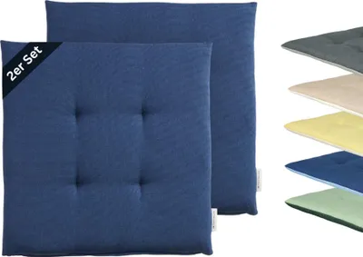 Produktbild von TOM TAILOR Outdoor Sitzkissen DOVE CHAIRPAD Blau 40 x 40 cm