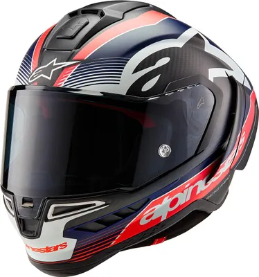 Produktbild von Alpinestars Supertech R10 Team Carbon Helm, schwarz/rot/blau, L (59/60)