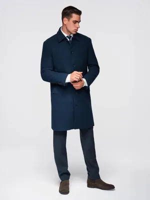 Obrázek produktu pro Ombre Clothing Pánský kabát Comogunk navy L