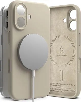 Produktbild von Ringke Silikon Magnetisch Magsafe Iphone 16 Stein