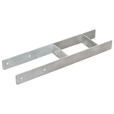 Immagine prodotto di Picchetti per Recinzione 6 pz Argento 14x6x60cm Acciaio Zincato