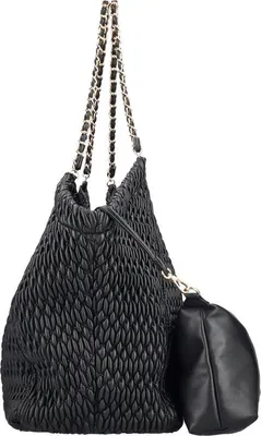 Produktbild von Rieker Damen Shopper mit Kettenkurt und Zusatztasche H1015, Farbe:Schwarz