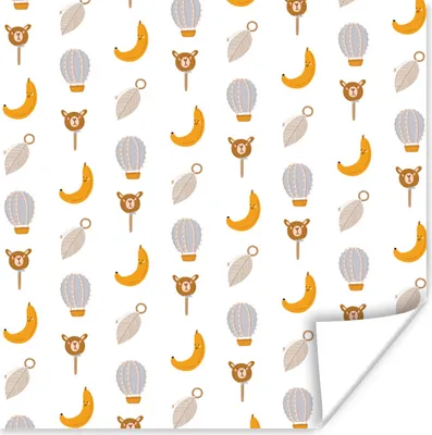 Produktbild von MuchoWow® Poster Pastell - Muster - Babyzimmer 30x30 cm - Wandposter - Printing