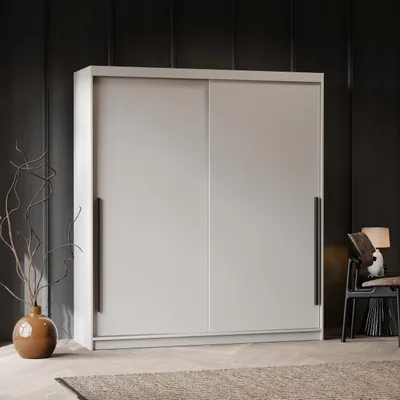 Produktbild von Schwebetürenschrank SILENTE 180 cm ohne Spiegel Kaschmir