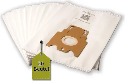 Produktbild von eVendix Staubsaugerbeutel eVac 07, 20 Stk + 2 Mikro-Filter ähnlich MENALUX 3101