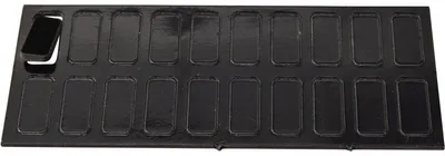 Produktbild von Magnetische Symbole Rechteck 19x9mm VE=20 Stück schwarz
