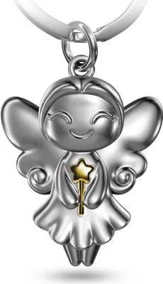 Produktbild von FABACH Wunschfee Schlüsselanhänger Fairy - Gute Wünsche Schutzengel Schlüsselanhänger - Schutzengel Glücksbringer Engel Anhänger Fee - Viel Erfolg Geschenk Viel Glück