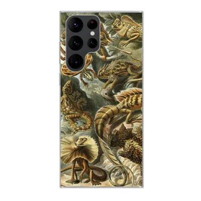 Produktbild von MuchoWow® Handyhülle Schutzhülle Hülle für Samsung Galaxy S22 Ultra Lacertilia - Alte Meister - Kunst Silikon Softcase Handy Hülle - Abbildung