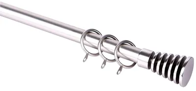 Zdjęcie produktu dla Rozsuwana roleta stalowa w kolorze srebrnym Brixo Etruria Vortice – rozciąga się od 71 cm do 122 cm