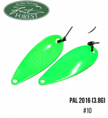 Produktbild von Forest PAL Wobbler-Spinner Fluorescent Green 3.8g