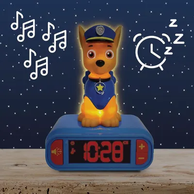 Immagine prodotto di Lexibook - Budzik Paw Patrol z cyfrowym wyświetlaczem - Oficjalny Produkt