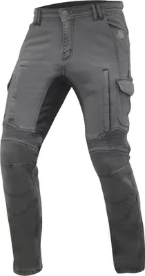 Image de Jean de moto Trilobite Acid Scrambler à double épaisseur, gris, taille 42/32