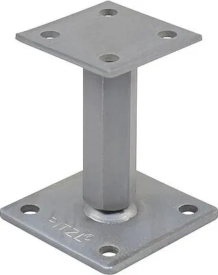 Produktbild von Pitzl Pfostenträger höhenverstellbar 121 - 181 mm unsichtbare Verschraubung für Carport, Zäune