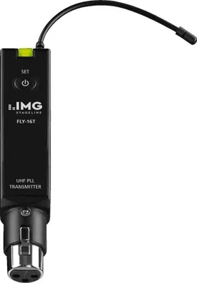 Produktbild von IMG Stage Line FLY-16R, Tragbar (Bodypack-Empfänger), Ultrahochfrequenz (UHF), 823 - 832 MHz, 30 - 17000 Hz, 16 Kanäle, Schwarz