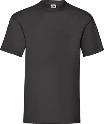 Produktbild von Fruit of the Loom 61-036-0 | Valueweight Herren T-Shirt - Farbe: Größe: Black - Farba: čierna: bIO - ČIERNA FARBA, VEĽKOSŤ: 3XL