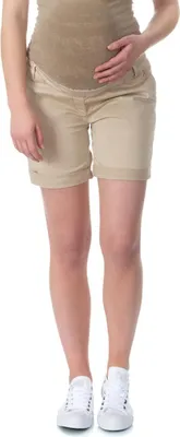 Produktbild von Beige Umstandsshorts für Damen Bellybutton Maternity