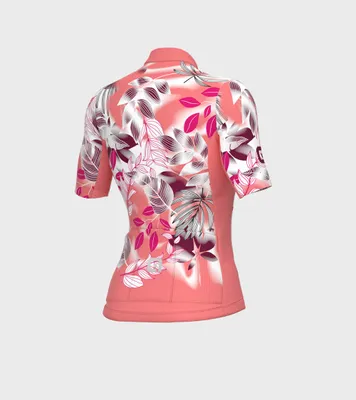 Obrázok produktu pre Letný dámsky cyklistický dres Alé Cycling PR-S Garden Lady biely/ružový