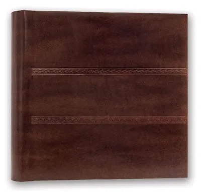 Produktbild von ZEP XL Lederalbum braun 35x35 cm 100 weiße Seiten mit Geschenkbox