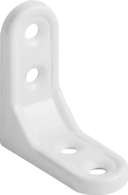 Immagine prodotto di Piccola Staffa In Acciaio 50*50Mm Bianco