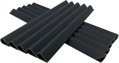 Obrázek produktu pro Ochranné klipy z PVC, 30 kusů, barva antracit, určené pro dvojité plotové pletivo, vhodné pro zahradu a balkon