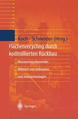 Obrázok produktu pre Flächenrecycling durch kontrollierten Rückbau