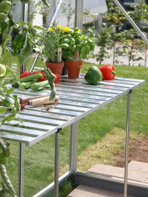 Produktbild von Alutisch, abklappbar, 120x56x81cm, alu