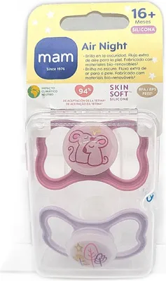 Produktbild von MAM Schnuller belüftetem Schild der im Dunkeln leuchtet ab 16 Monaten Pacifier