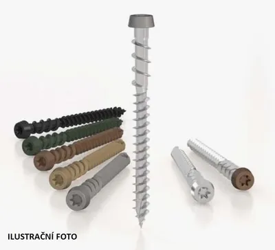 Immagine prodotto di Vite per legno tropicale KKT ZH 5 x 40 grigio con testa svasata / confezione da 200 pz